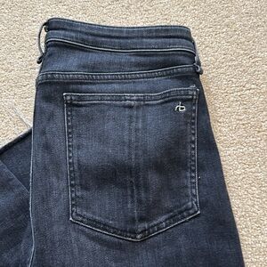 Rag &  Bone Nina High Rise Raw Hem Ankle Skinny Size 32